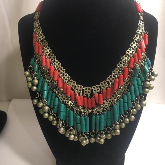 Jewelry - Tribal Boho Silver Necklace